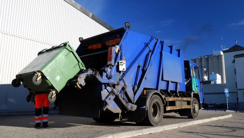 Business waste removal truck in Walthamstow